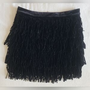Forever 21 Sz Small Fringe Y2K Mini Skirt